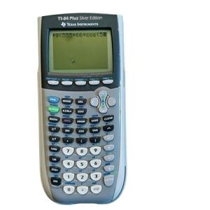 Texas Instruments TI-84 Plus Silver Edition Graphing Calculator With Cover